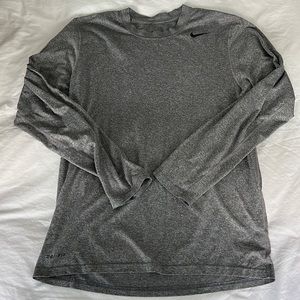 MENS GRAY LONG SLEEVE SHIRT [S]